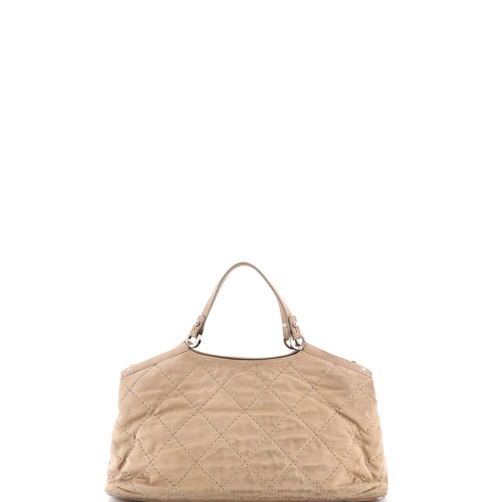 Chanel Cc Sea Hit Tote Quilted #234023C15B - Picture 4 of 9